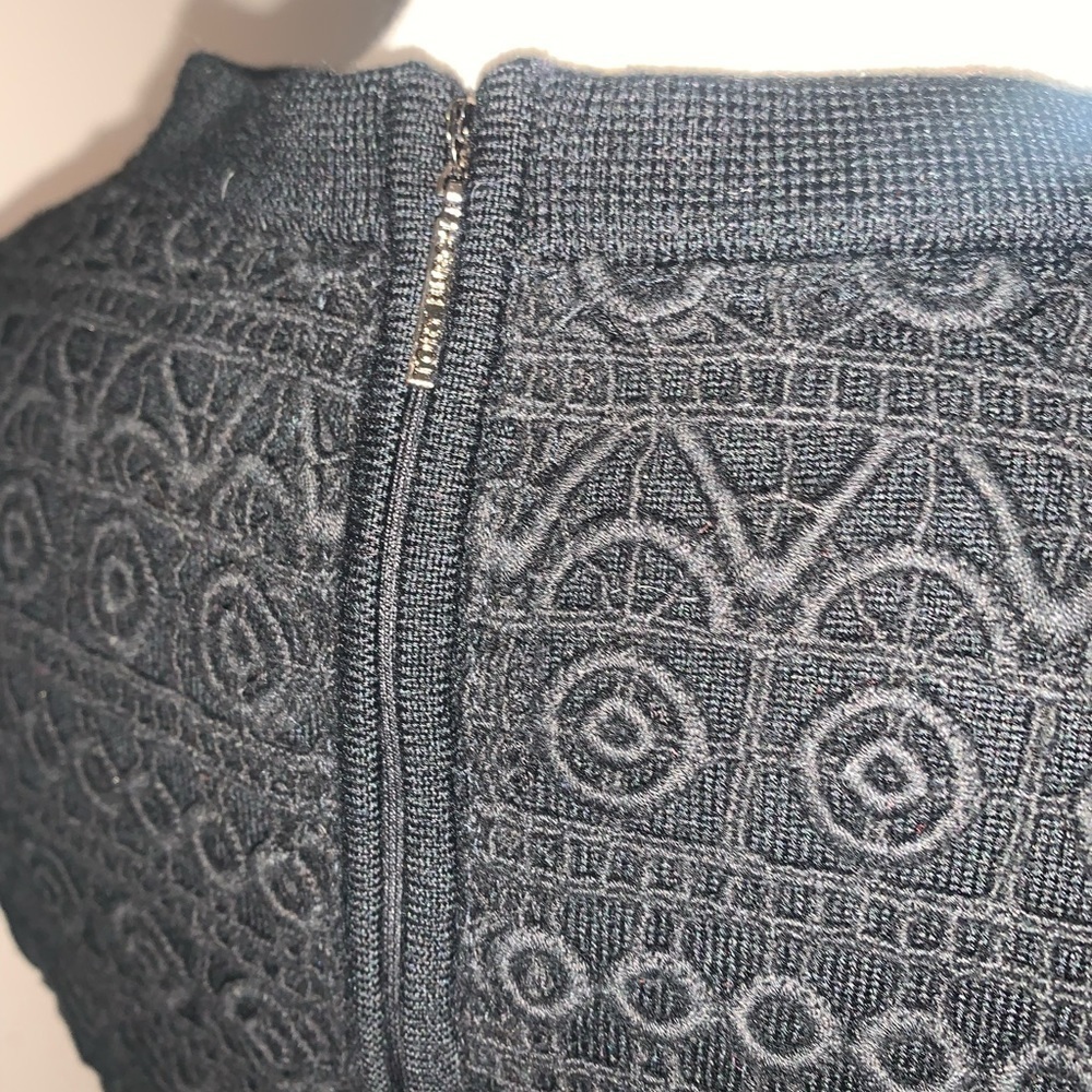 Tory Burch Roberta crochet inset knit dress Black XS - Picture 9 of 10